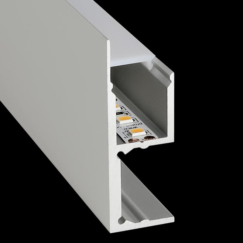 Aluminiumprofil S-Line Wall Square, 5m Alu - PROLED | Bellalite Aluminiumprofil S-Line Wall Square, 5m Alu - PROLED | Bellalite