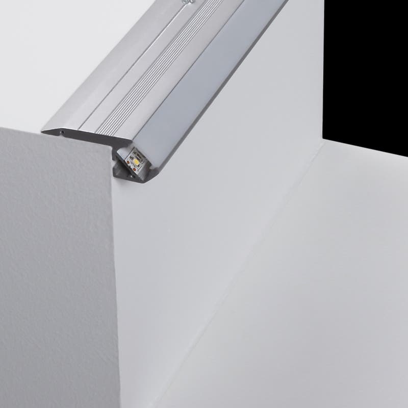 Aluminiumprofil S-Line Step Up, per meter Alu - PROLED | Bellalite Aluminiumprofil S-Line Step Up, per meter Alu - PROLED | Bellalite