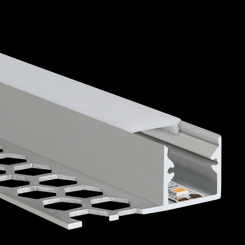 Aluminiumprofil S-Line Tiles 10mm, 3m Alu - PROLED | Bellalite Aluminiumprofil S-Line Tiles 10mm, 3m Alu - PROLED | Bellalite