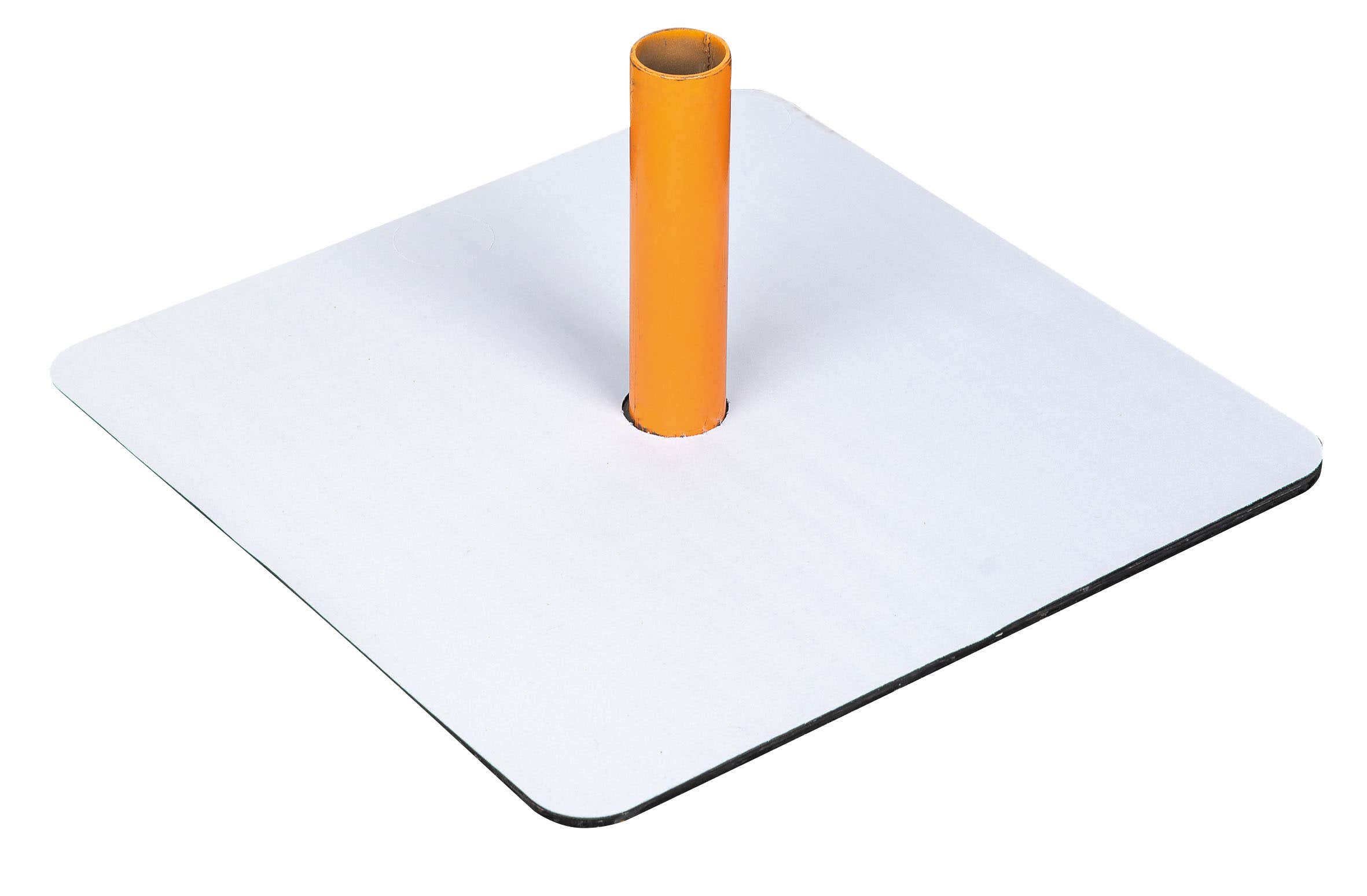 Pipe & Drape - Baseplate Cover 45cm x 45cm Vit/mörkgrå - Wentex | Bellalite Pipe & Drape - Baseplate Cover 45cm x 45cm Vit/mörkgrå - Wentex | Bellalite