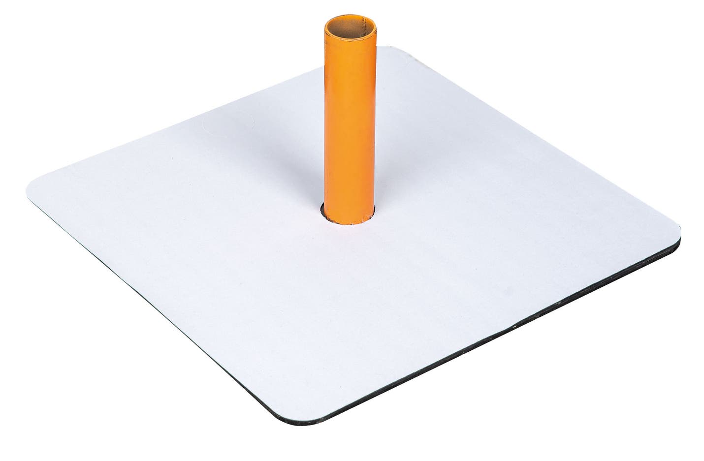 Pipe & Drape - Baseplate Cover 45cm x 45cm Vit/mörkgrå - Wentex | Bellalite Pipe & Drape - Baseplate Cover 45cm x 45cm Vit/mörkgrå - Wentex | Bellalite