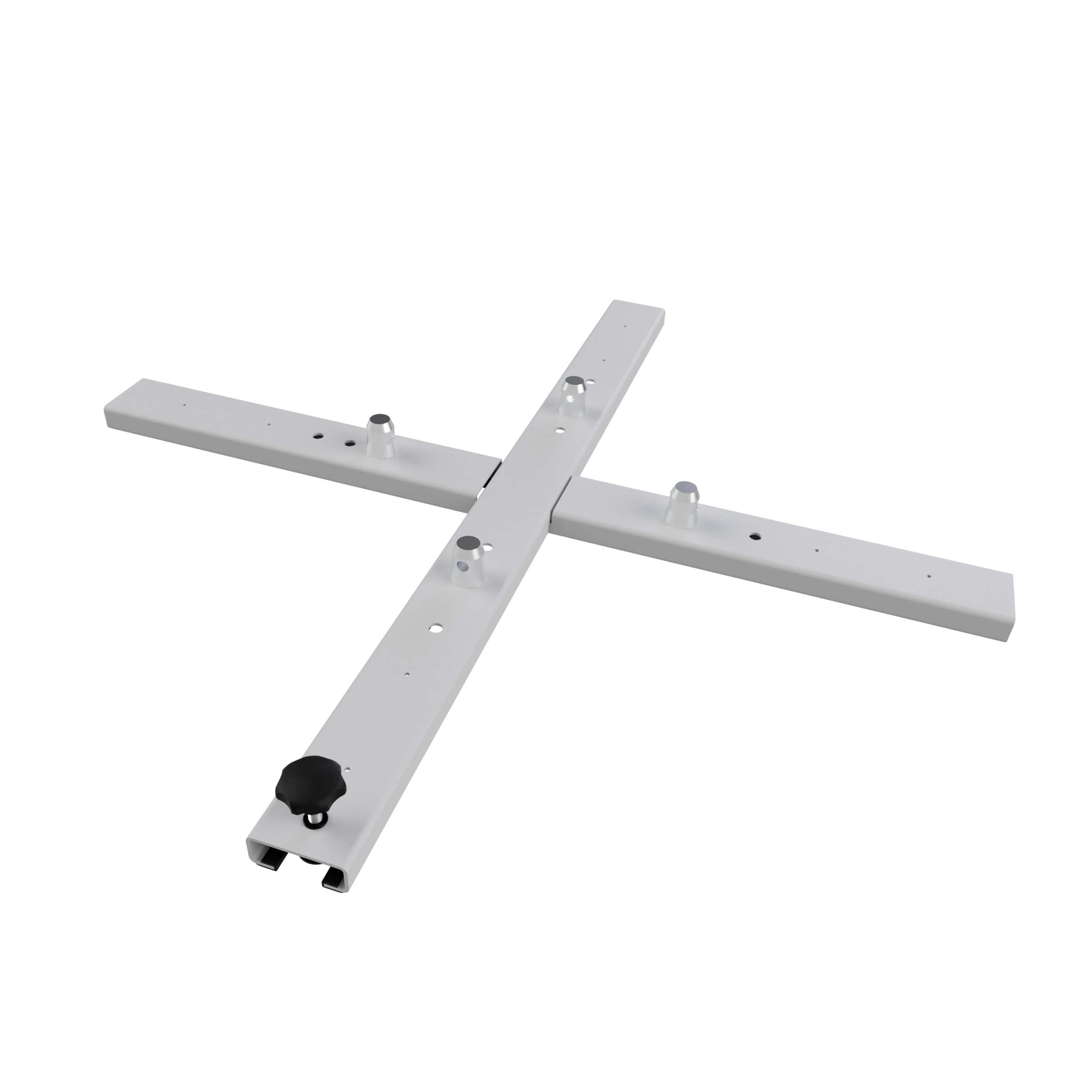 Vertitruss MXS-1000 Baseplate Silver, inkl. kopplingar - Vertitruss | Bellalite Vertitruss MXS-1000 Baseplate Silver, inkl. kopplingar - Vertitruss | Bellalite