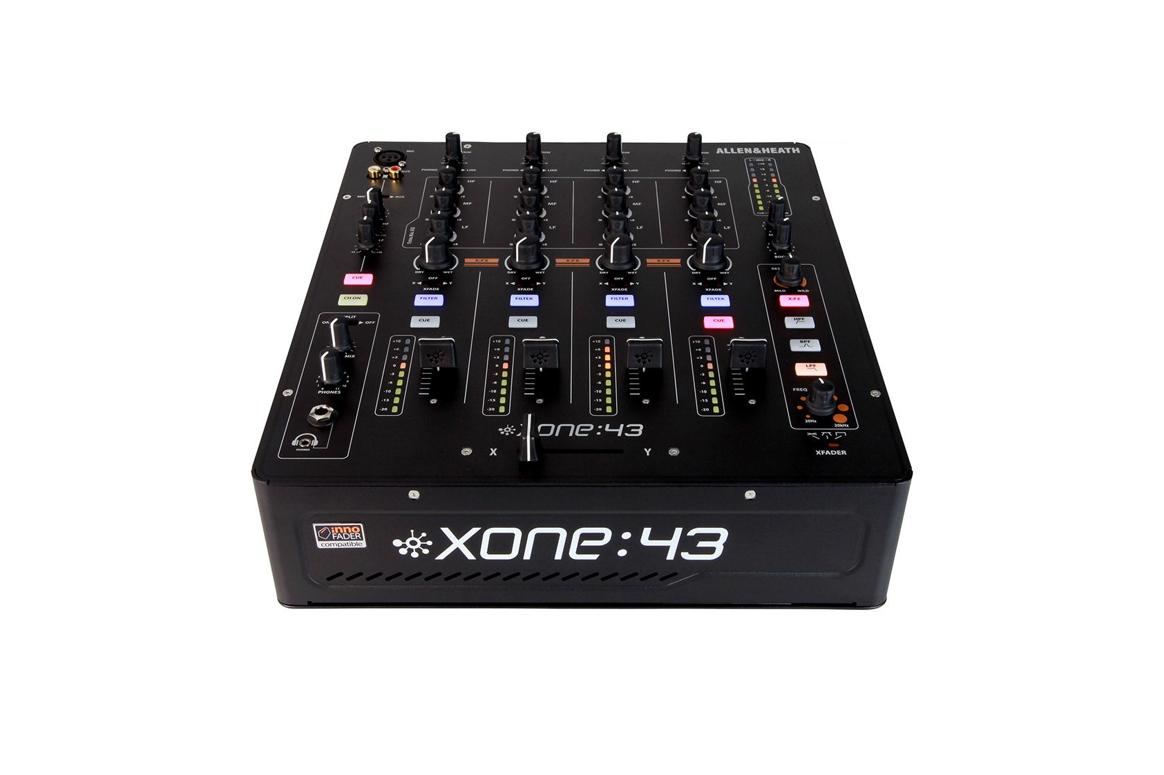 Allen & Heath Xone:43 Club & DJ Mixer 4 Stereo Channels, 2 Mix Output - Allen & Heath | Bellalite