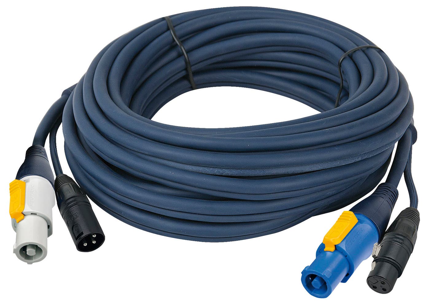 Hybridkabel, Neutrik Powercon / XLR 3-pin 10m - DAP | Bellalite Hybridkabel, Neutrik Powercon / XLR 3-pin 10m - DAP | Bellalite