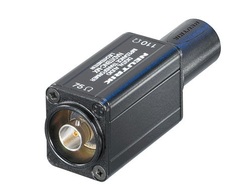 AES / EBU Digital Impedance Transformer Adapter BNC-Hona 75Ω In / XLR-Hane 110Ω Ut - Neutrik | Bellalite