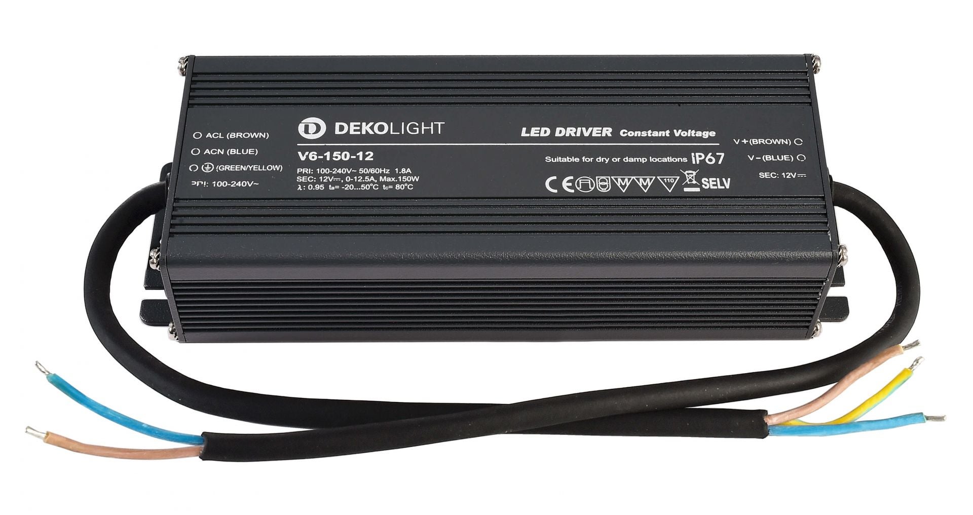 Deko-Light V6-150-12 12V 150W IP67 - Deko-Light | Bellalite
