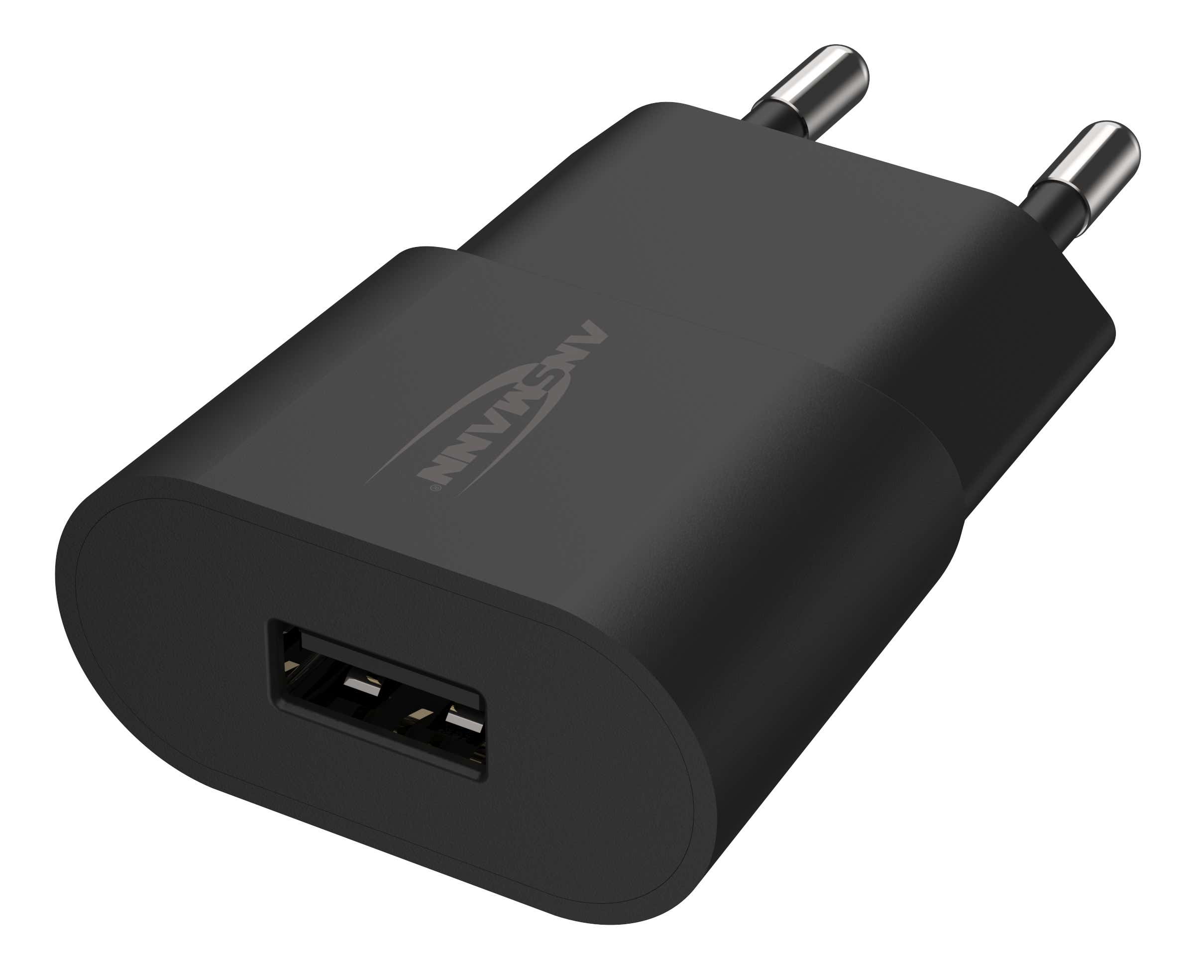 USB-laddare HC105 Svart Intelligent USB charger 5 W - Ansmann | Bellalite USB-laddare HC105 Svart Intelligent USB charger 5 W - Ansmann | Bellalite