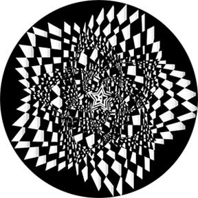 Star Spasm 2 Glasgobo s/v, (50mm/38mm) - Rosco | Bellalite Star Spasm 2 Glasgobo s/v, (50mm/38mm) - Rosco | Bellalite