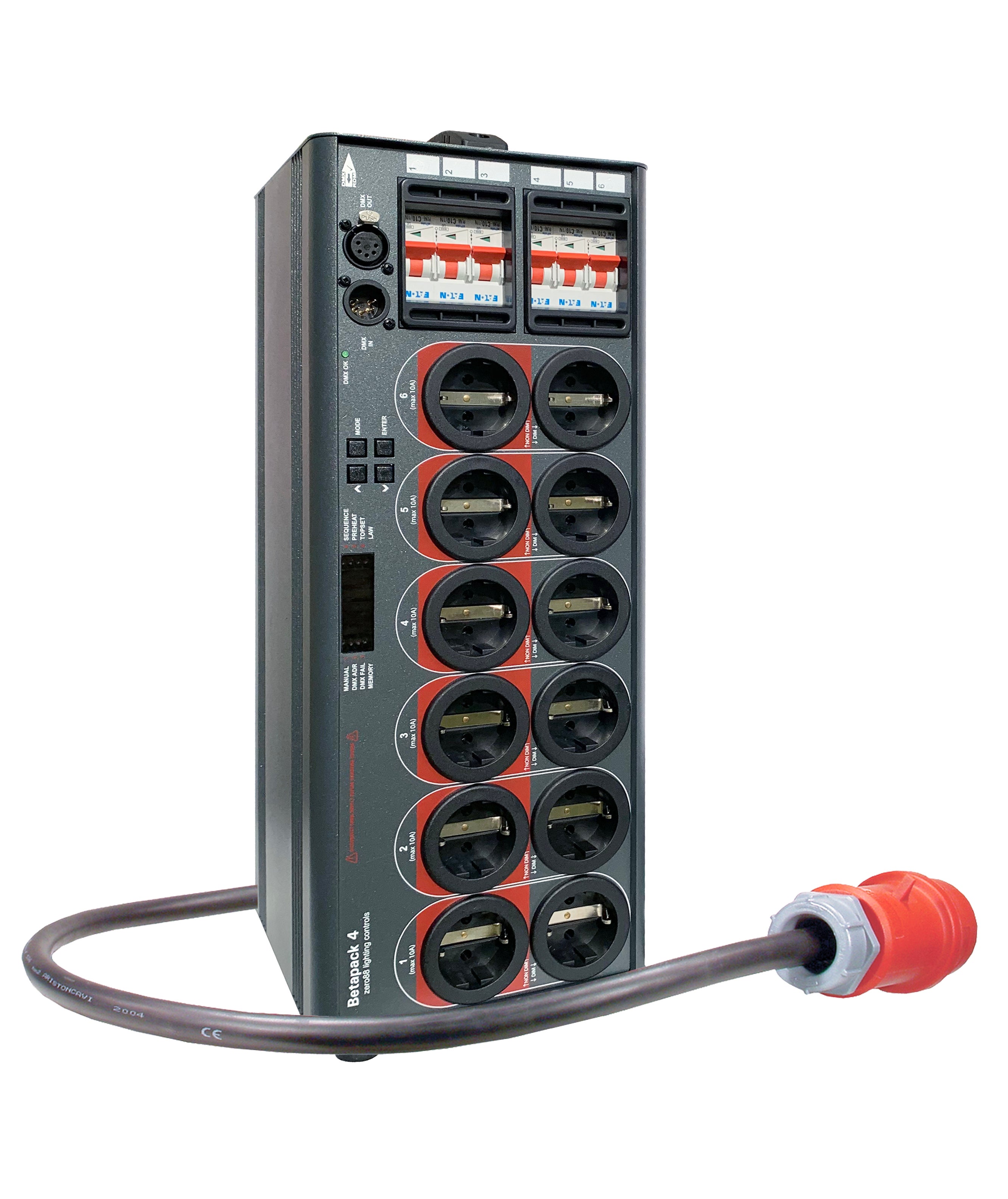 Zero88 Betapack 4 12 x Schuko - Vari-Lite | Bellalite