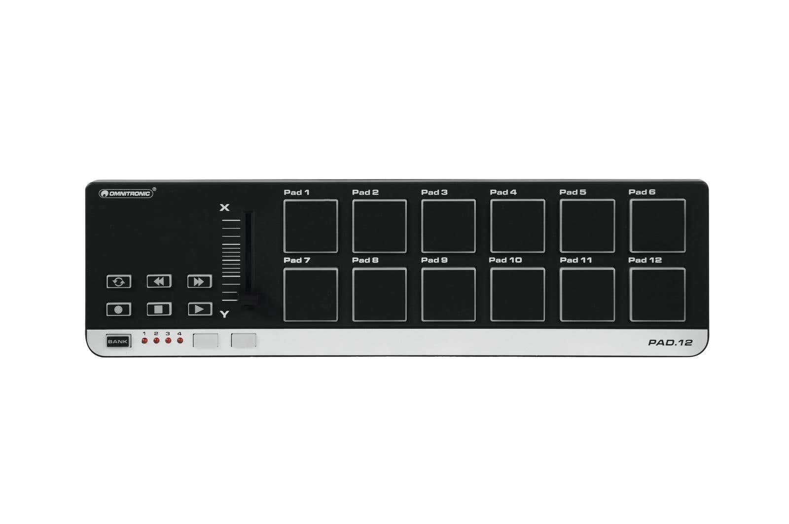 PAD-12 MIDI Controller 12 pads - Omnitronic | Bellalite PAD-12 MIDI Controller 12 pads - Omnitronic | Bellalite