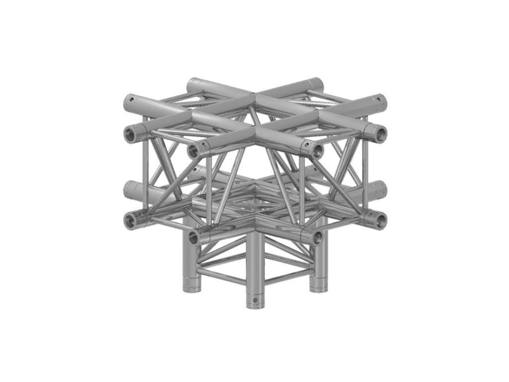 Prolyte 4-kant tross E20V 5-Way Cross + Down - Prolyte | Bellalite