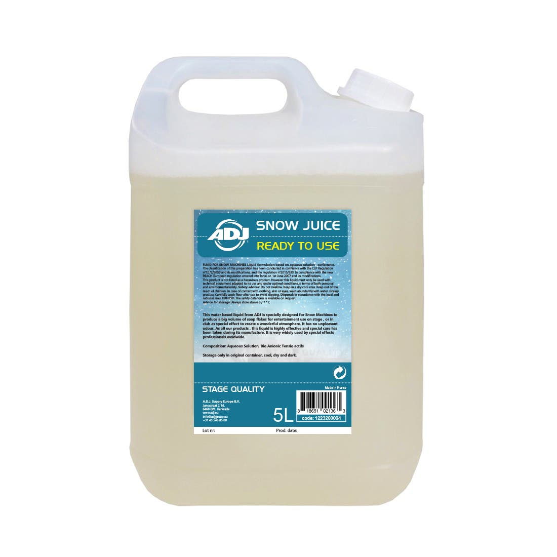 Snow Juice 5l - ADJ Retail | Bellalite Snow Juice 5l - ADJ Retail | Bellalite
