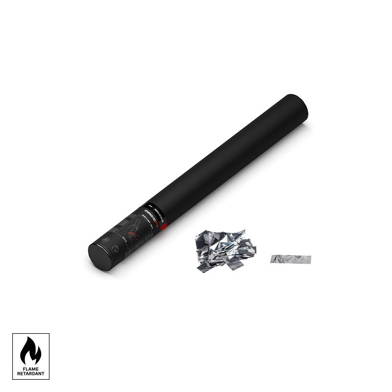 MAGICFX® Handheld Confetti Cannon 50cm Silver Metallic - MagicFX | Bellalite