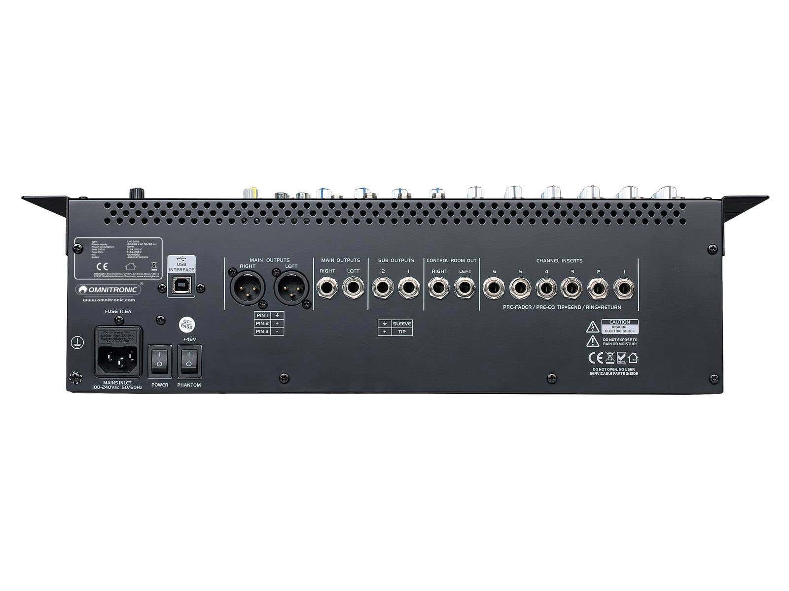 Ljudmixer LMC-2022FX USB Mixing Console - Omnitronic | Bellalite Ljudmixer LMC-2022FX USB Mixing Console - Omnitronic | Bellalite