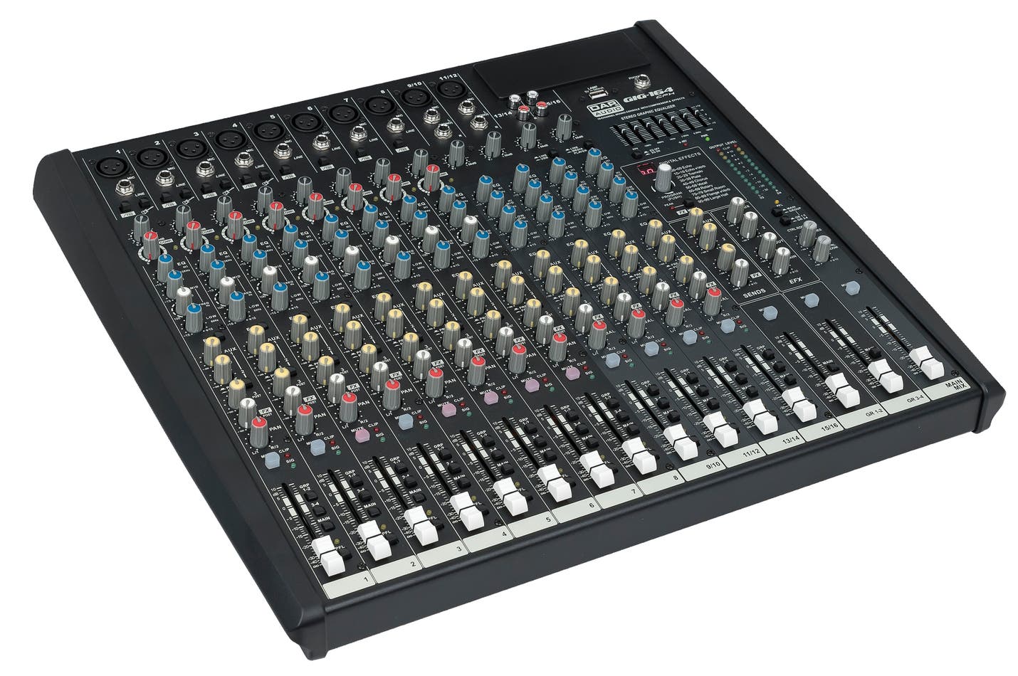 Ljudmixer DAP GIG-164CFX 16 Channel Mixer with dynamics and DSP - DAP | Bellalite Ljudmixer DAP GIG-164CFX 16 Channel Mixer with dynamics and DSP - DAP | Bellalite