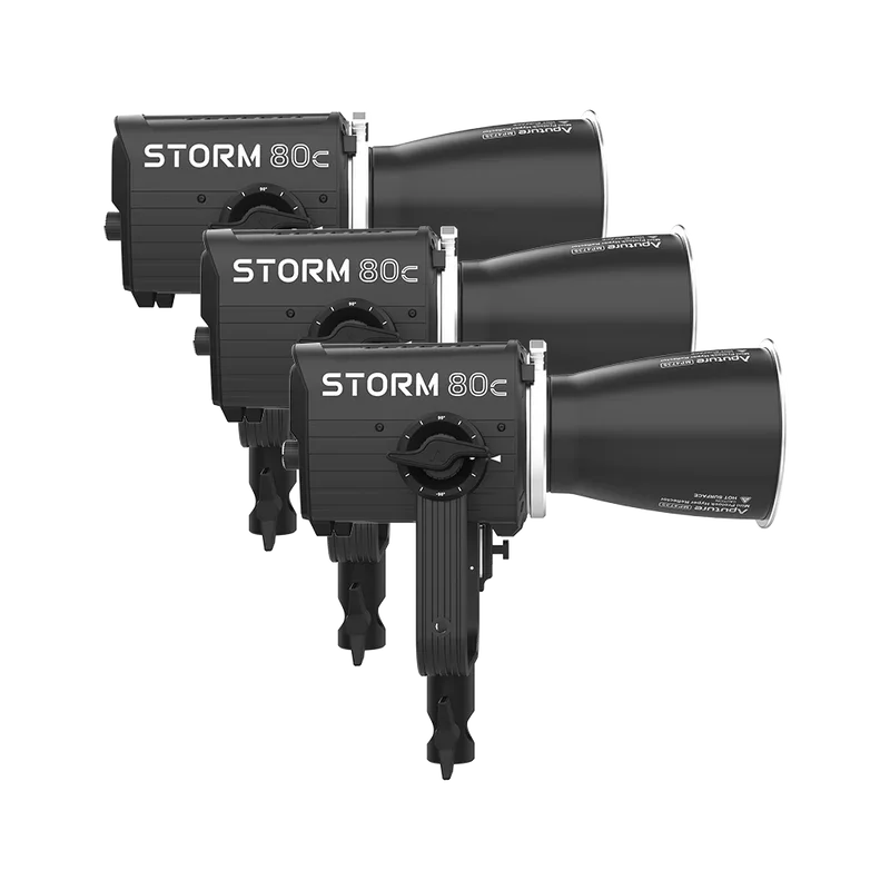 Aputure Storm 80c 3-Light Kit  - APUTURE | Bellalite