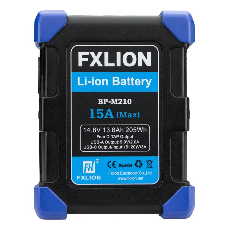 FXLION High Power Square Battery - 14.8V / 205Wh V-Mount Battery - FXLION | Bellalite