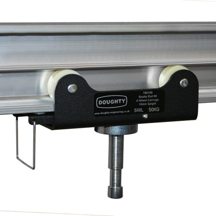 Doughty Studio Rail 80 6 Wheel Car 16mm Spigot - Doughty | Bellalite