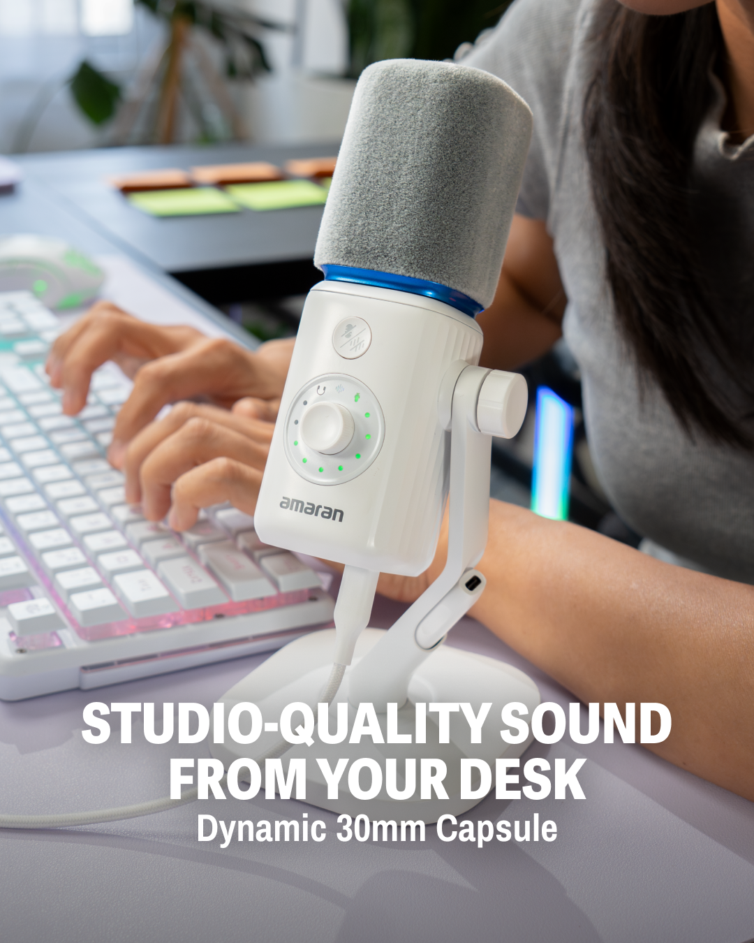 Amaran Mic Desktop Stand Kit Mörkgrå - AMARAN | Bellalite