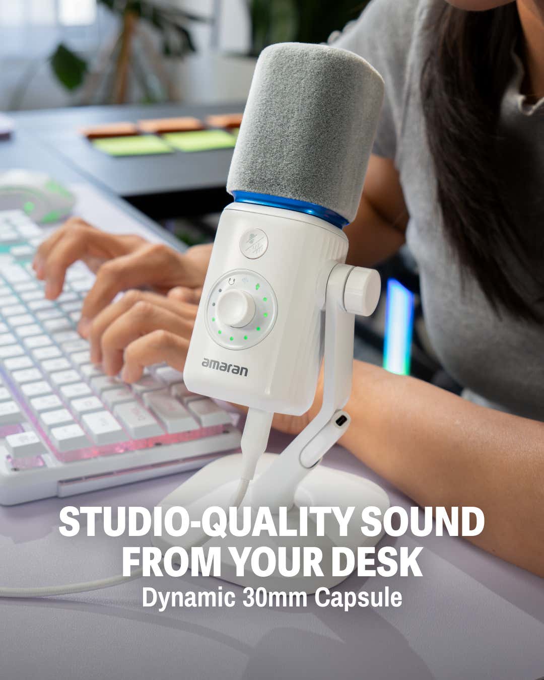 Amaran Mic Desktop Stand Kit Mörkgrå - AMARAN | Bellalite Amaran Mic Desktop Stand Kit Mörkgrå - AMARAN | Bellalite