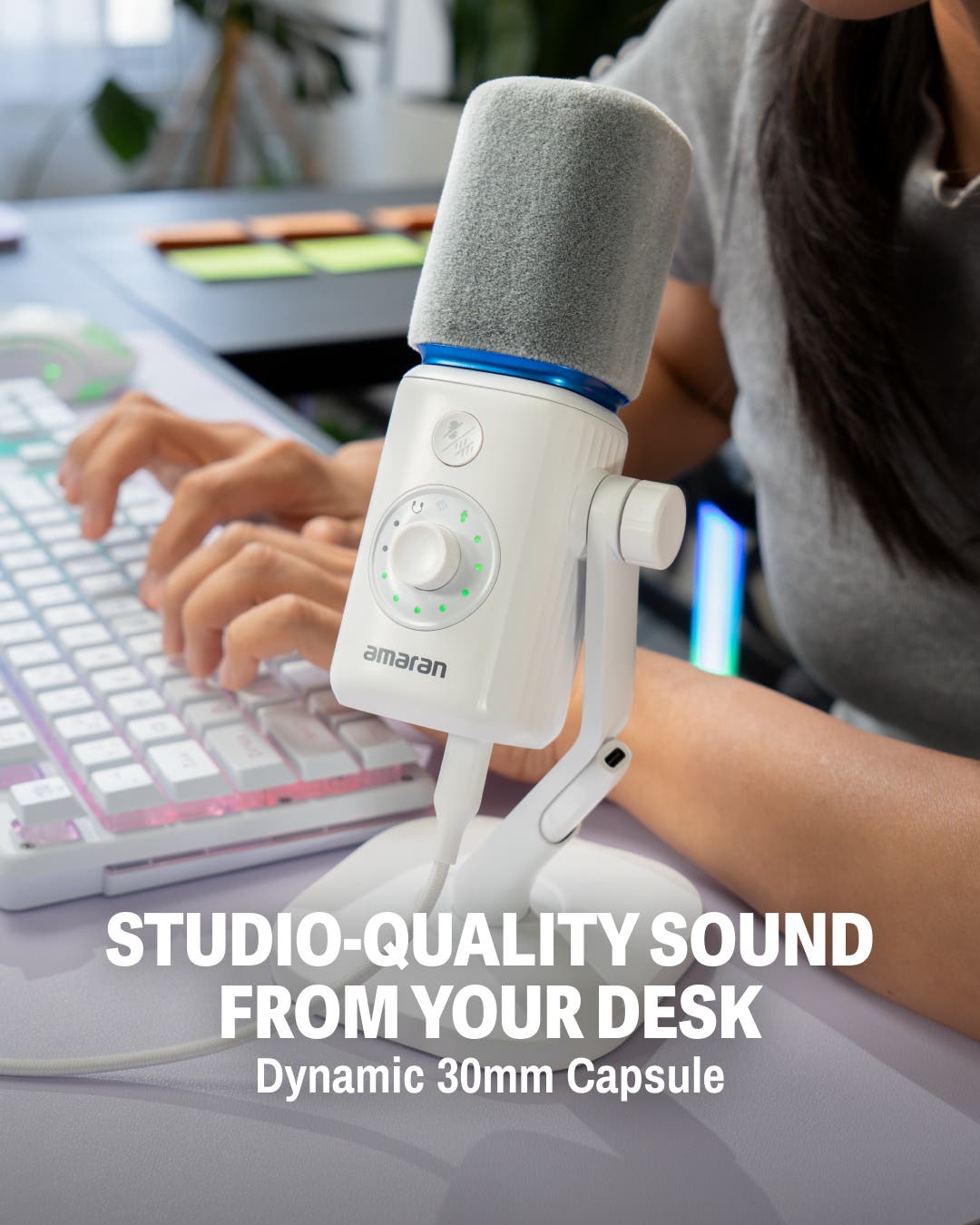 Amaran Mic Desktop Stand Kit Mörkgrå - AMARAN | Bellalite Amaran Mic Desktop Stand Kit Mörkgrå - AMARAN | Bellalite