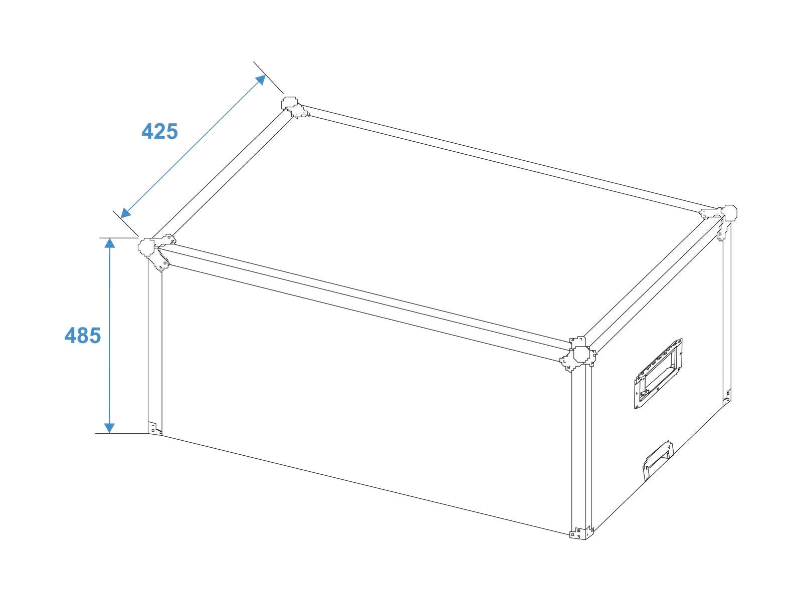 ROADINGER Flightcase Antari ICE-100/ICE-101   - Roadinger | Bellalite