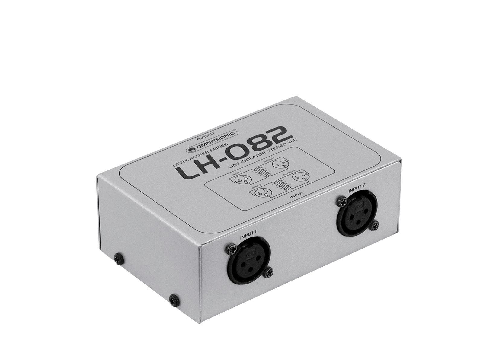 Little Helper LH-082 Stereo Isolator XLR - Omnitronic | Bellalite Little Helper LH-082 Stereo Isolator XLR - Omnitronic | Bellalite