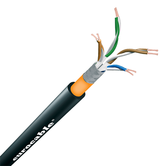 Eurocable Ethernet CAT7 S/FTP Flexible PUR LSZH - Eurocable | Bellalite