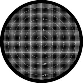 Glass Line Up Grid Glasgobo s/v, B-Size (86mm) - Rosco | Bellalite Glass Line Up Grid Glasgobo s/v, B-Size (86mm) - Rosco | Bellalite
