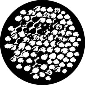 Printed Mesh Metallgobo,  E-Size (37,5mm) - Rosco | Bellalite