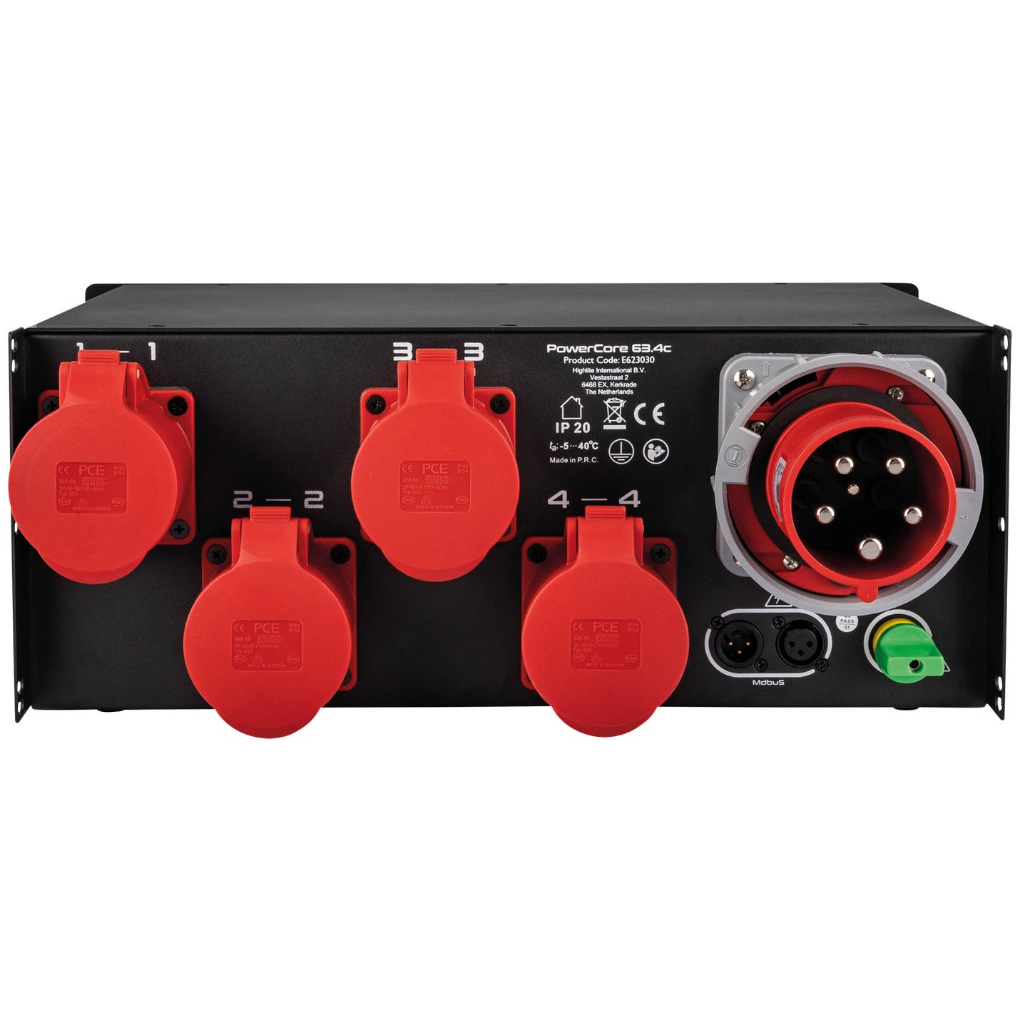 PowerCore 63.4c 4x CEE 32A - Showgear | Bellalite PowerCore 63.4c 4x CEE 32A - Showgear | Bellalite