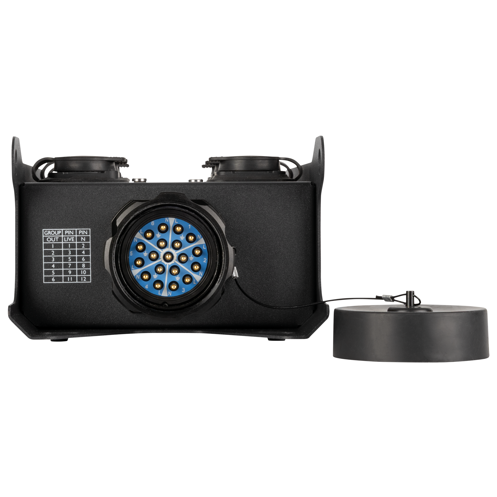 PowerCore 1s.6p 19-Pin Socapex IN / 6x Power Pro True UT - Showgear | Bellalite