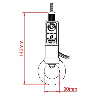 Reutlinger 50SV II ZW m. Ring 4mm - 80kg / 5mm - 130kg - Doughty | Bellalite