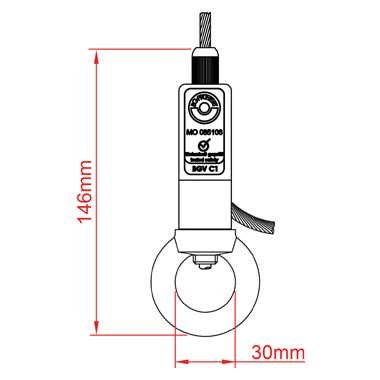 Reutlinger 50SV II ZW m. Ring 4mm - 80kg / 5mm - 130kg - Doughty | Bellalite Reutlinger 50SV II ZW m. Ring 4mm - 80kg / 5mm - 130kg - Doughty | Bellalite