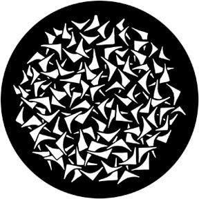 Baby Boomerangs Metallgobo,  E-Size (37,5mm) - Rosco | Bellalite