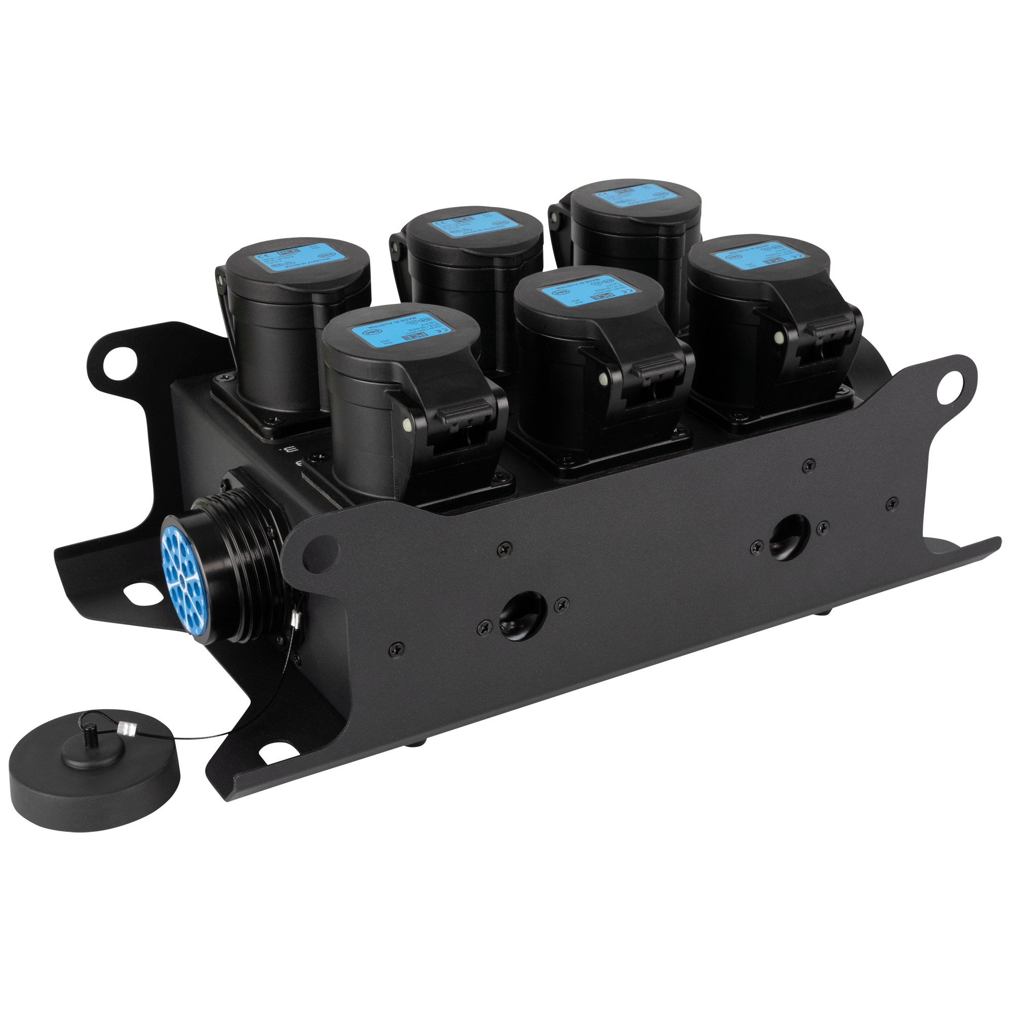 PowerCore 2s.6c 19-Pin Socapex IN / 19-Pin Socapex + 6x CEE 16A 3- - Showgear | Bellalite