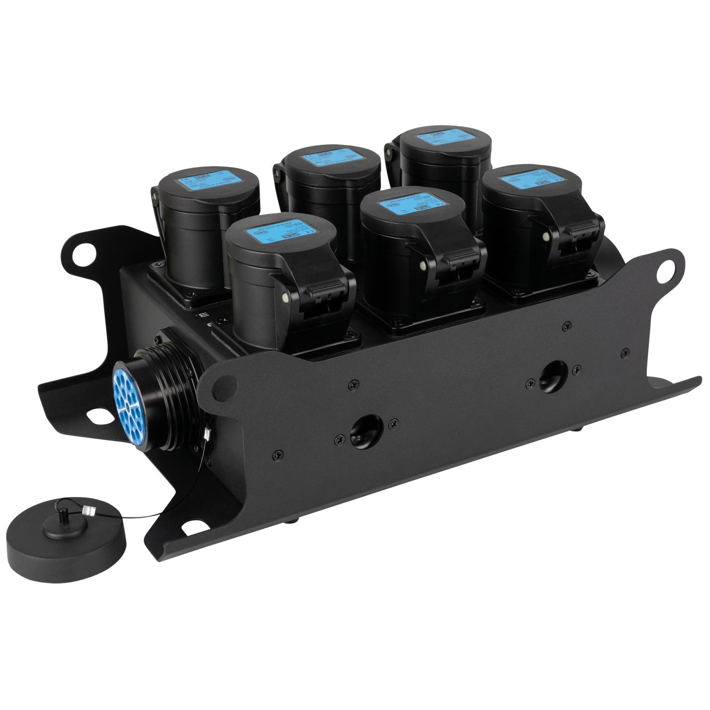 PowerCore 2s.6c 19-Pin Socapex IN / 19-Pin Socapex + 6x CEE 16A 3- - Showgear | Bellalite PowerCore 2s.6c 19-Pin Socapex IN / 19-Pin Socapex + 6x CEE 16A 3- - Showgear | Bellalite