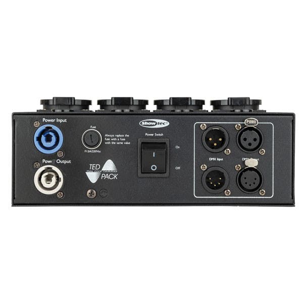 TED Pack LC 4-channel dimmer pack w. local control - Showtec | Bellalite TED Pack LC 4-channel dimmer pack w. local control - Showtec | Bellalite