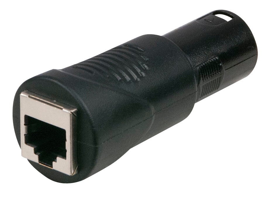 DMX-vända XLR 5-pin Hane / RJ45  - DAP | Bellalite