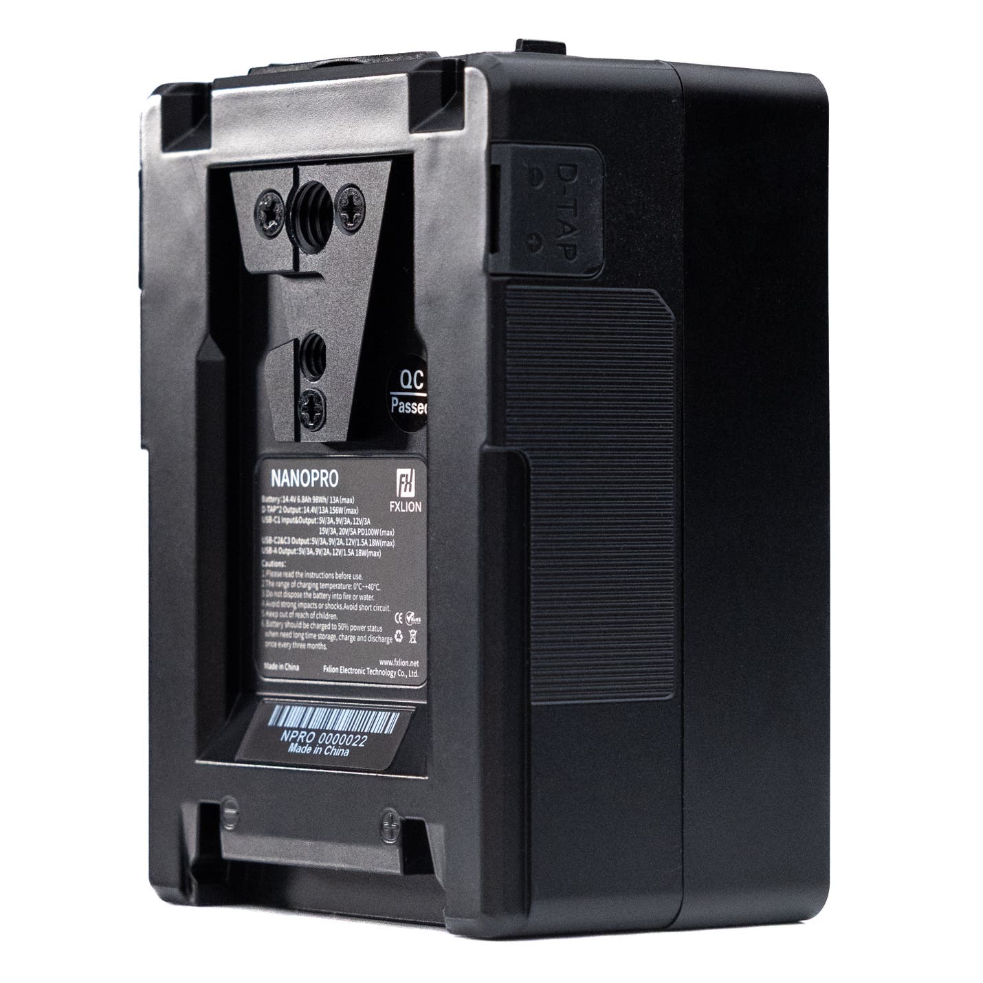 FXLION NANO PRO 14,4V 98Wh V-mount - FXLION | Bellalite FXLION NANO PRO 14,4V 98Wh V-mount - FXLION | Bellalite