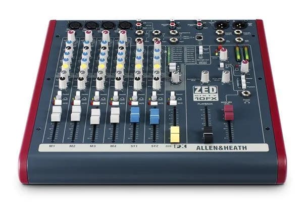 Allen & Heath ZED60-10FX 4 Mic/Line Inputs, 2 Stereos, 60mm faders - Allen & Heath | Bellalite Allen & Heath ZED60-10FX 4 Mic/Line Inputs, 2 Stereos, 60mm faders - Allen & Heath | Bellalite