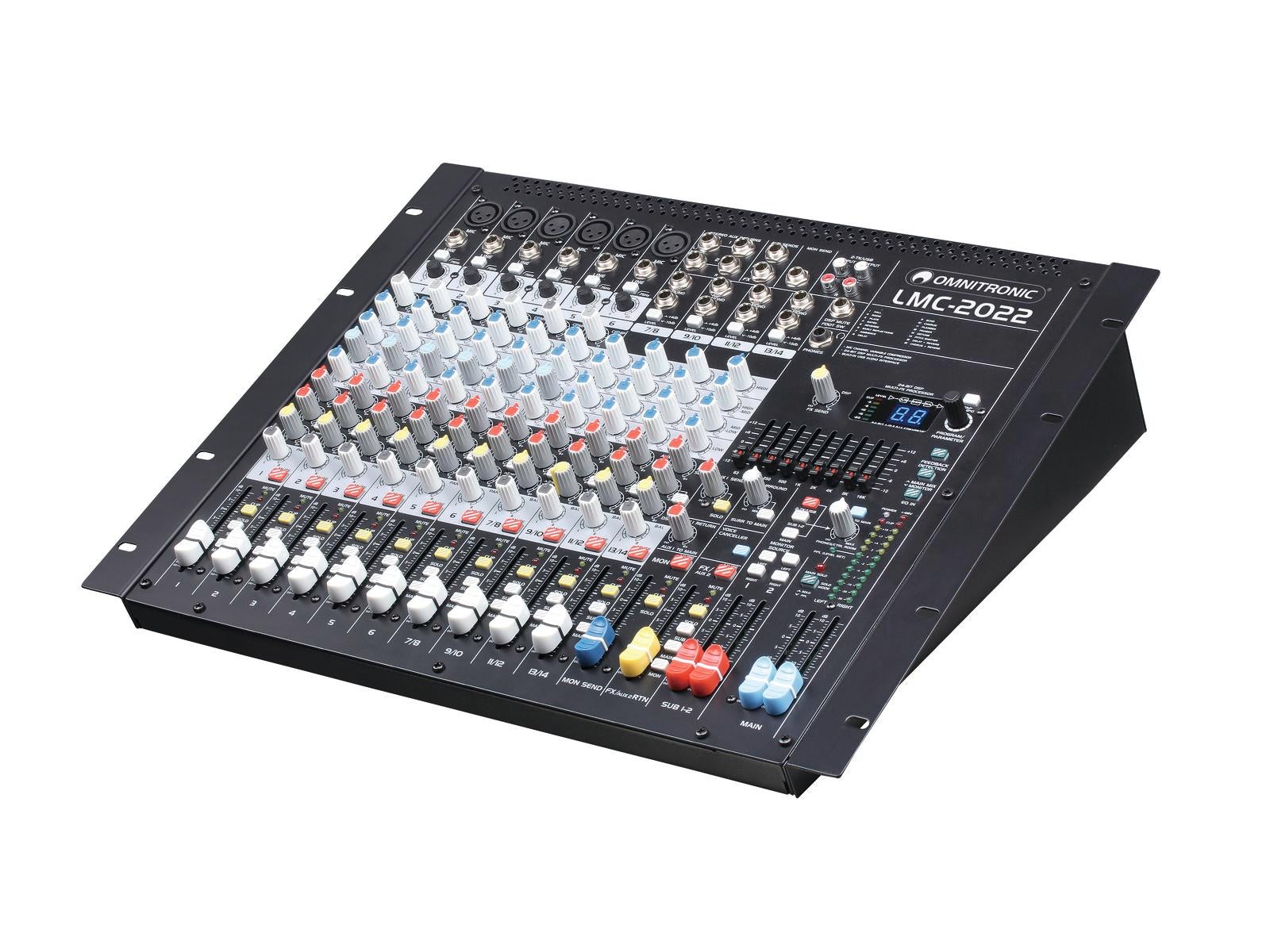 Ljudmixer LMC-2022FX USB Mixing Console   - Omnitronic | Bellalite