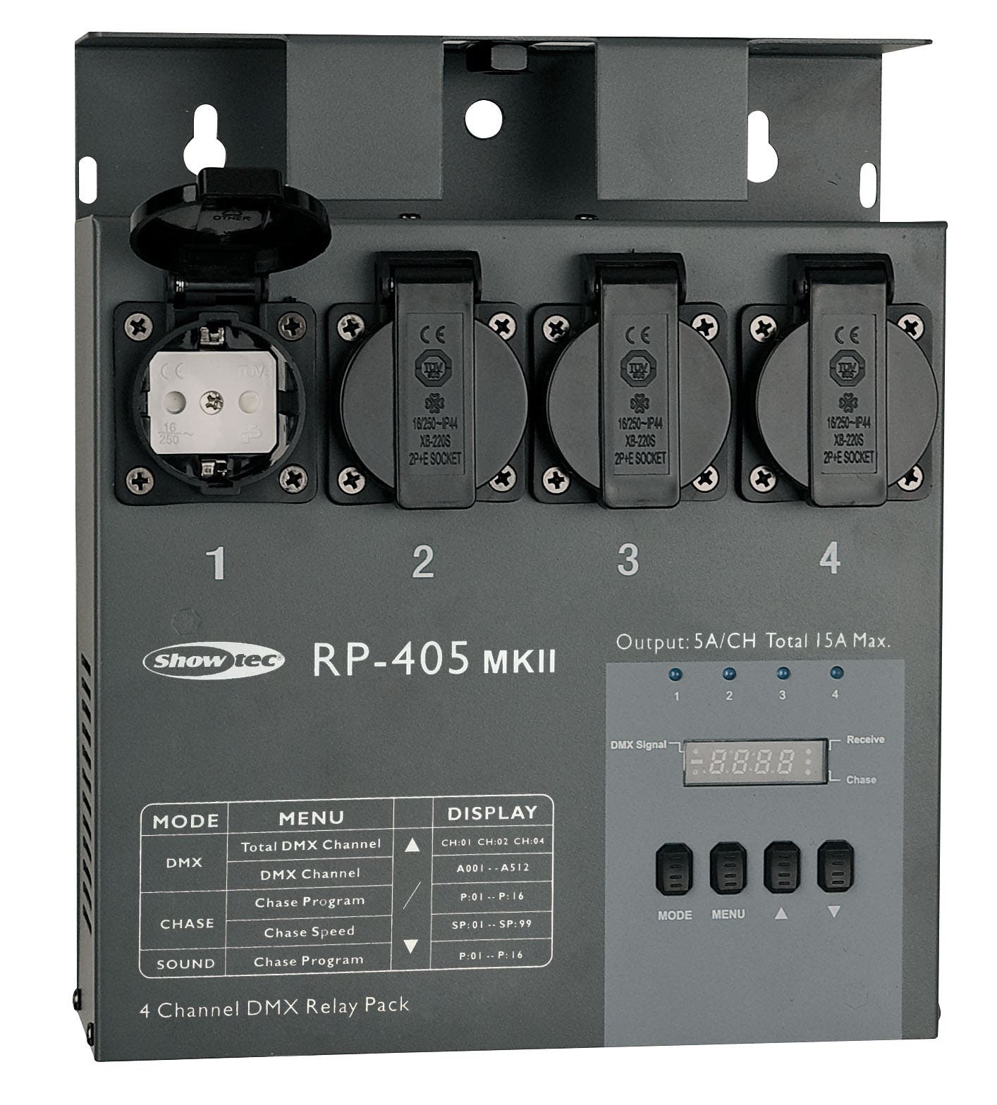 RP-405 MKII Relay pack - Showtec | Bellalite RP-405 MKII Relay pack - Showtec | Bellalite