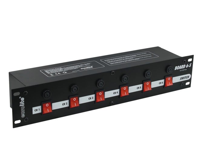 Switchpanel 19" Board 6-S - Eurolite | Bellalite Switchpanel 19" Board 6-S - Eurolite | Bellalite