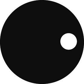 One Holer Metallgobo, B-Size (86mm) - Rosco | Bellalite