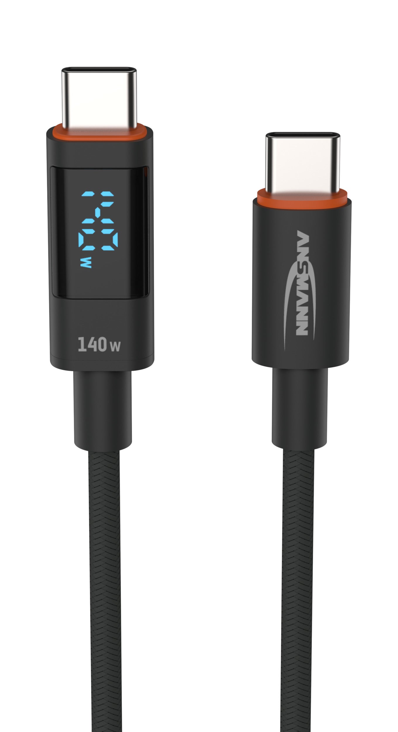 USB-Kabel LED Display Type C / Type C 120cm - Ansmann | Bellalite