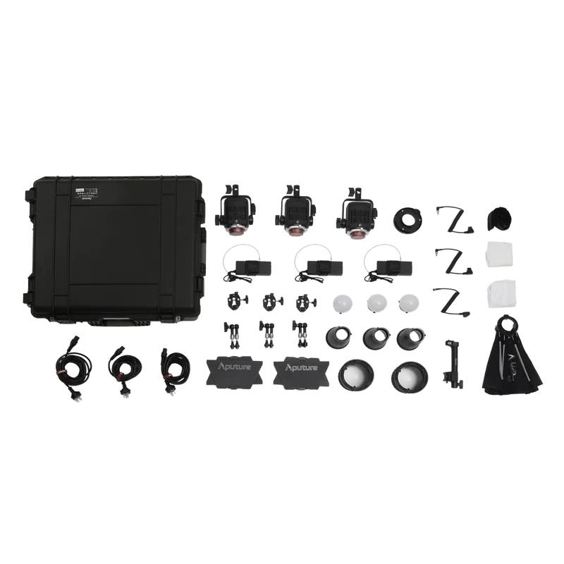 Aputure Storm 80c 3-Light Kit - APUTURE | Bellalite Aputure Storm 80c 3-Light Kit - APUTURE | Bellalite