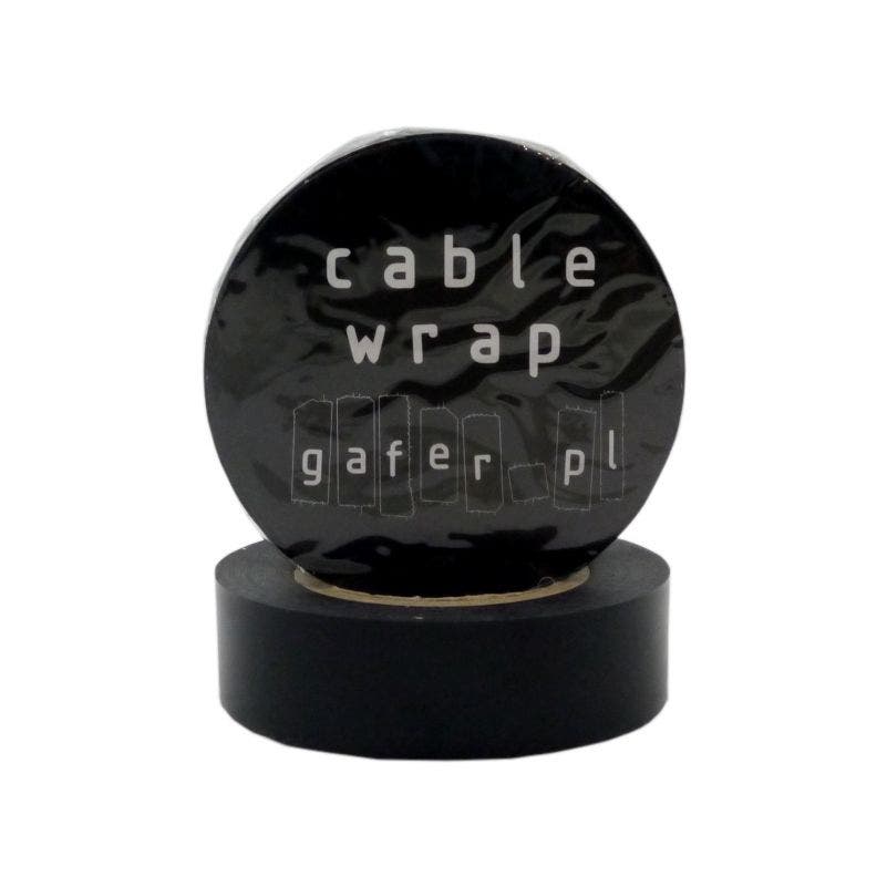 Märktejp Cable Wrap PVC 19mm x 20m Svart - Gafer.pl | Bellalite Märktejp Cable Wrap PVC 19mm x 20m Svart - Gafer.pl | Bellalite