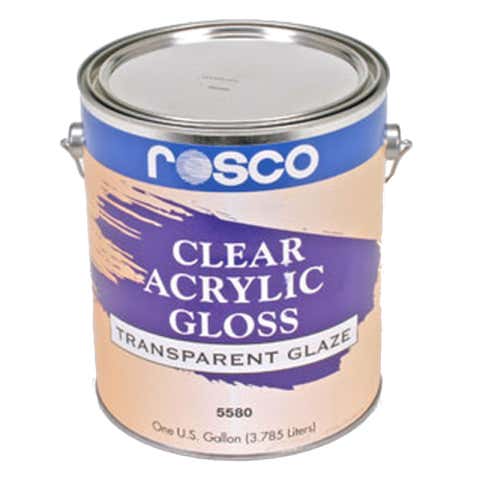 Clear Gloss Acrylic 3,79 liter - Rosco | Bellalite Clear Gloss Acrylic 3,79 liter - Rosco | Bellalite