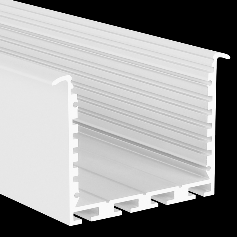 Aluminiumprofil L-Line D Rec 24, 2m Vit - PROLED | Bellalite